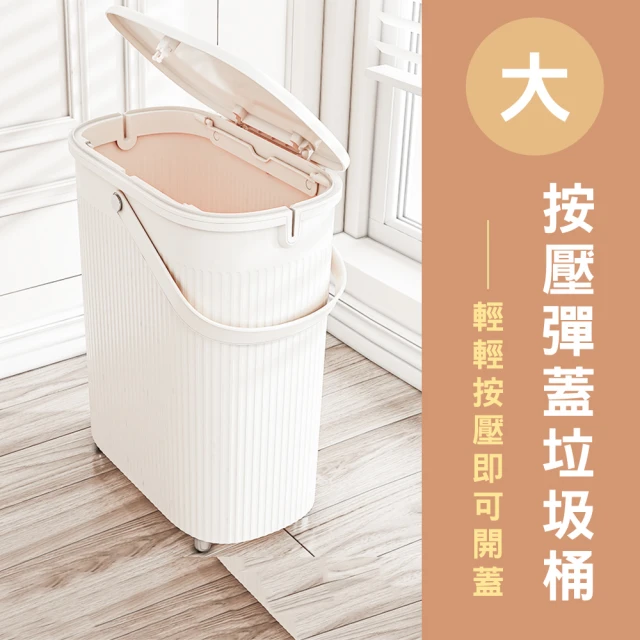 百年正和 科技感不銹鋼廚房垃圾桶 腳踏式垃圾桶(21L大容量