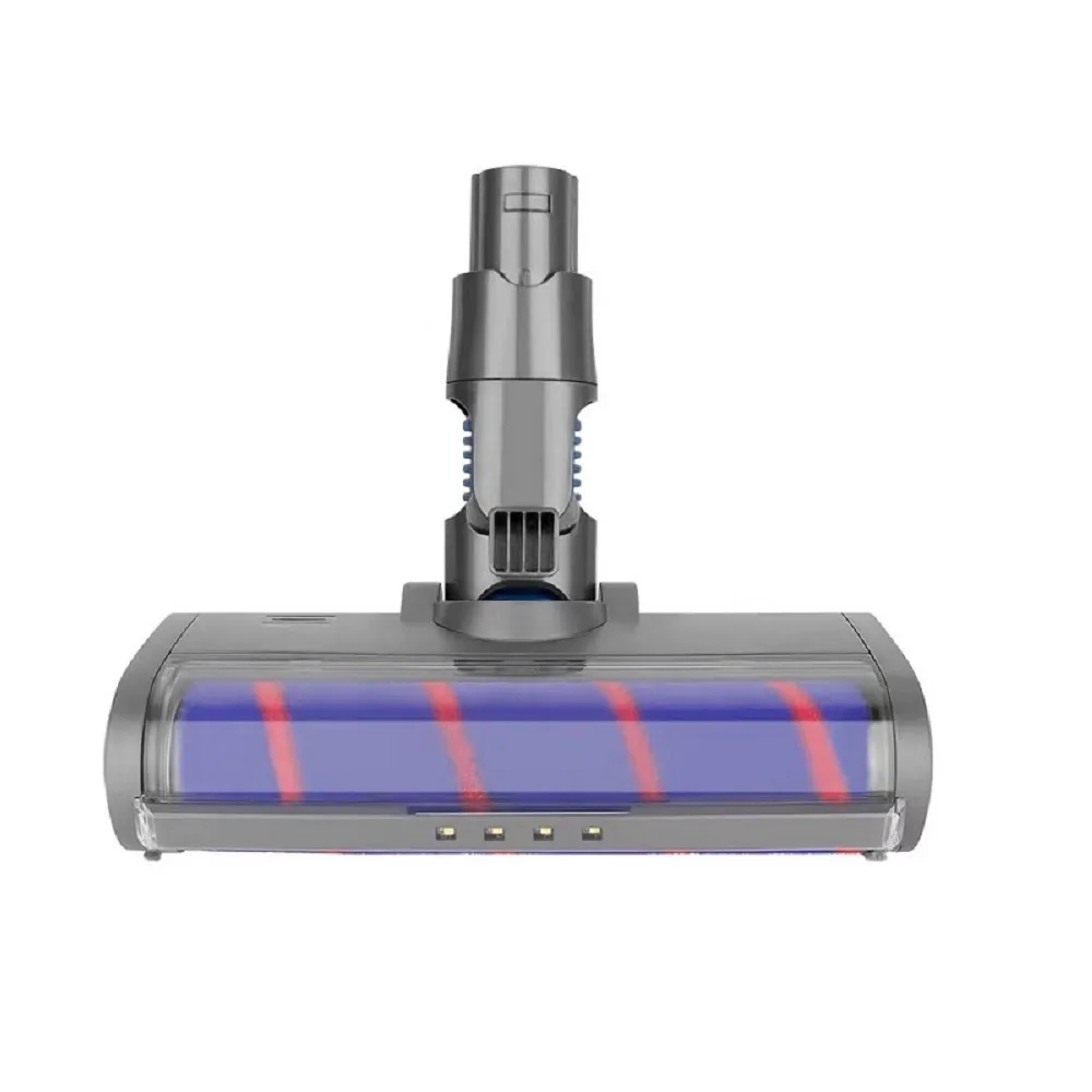 【禾淨家用HG】Dyson 適用V6全系列 副廠吸塵器配件 LED單滾筒電動吸頭(1入/組)