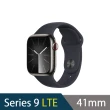 三合一快充組【Apple】Apple Watch S9 LTE 41mm(不鏽鋼錶殼搭配運動型錶帶)