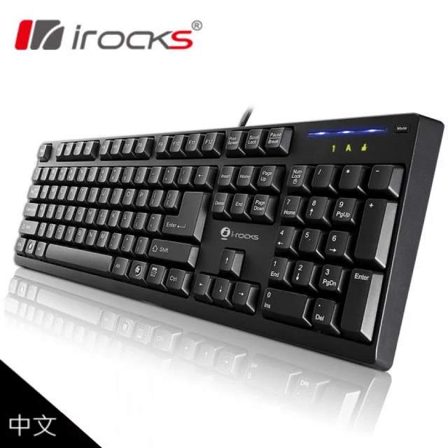 i-Rocks K71R RGB背光 白色無線機械式鍵盤-G