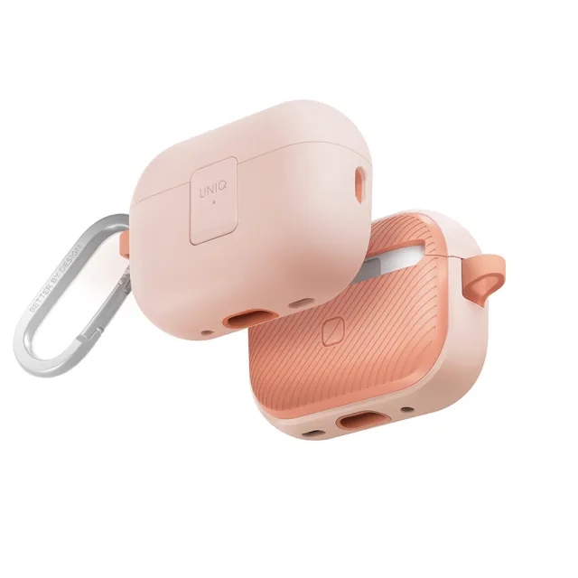 【UNIQ】AirPods Pro 2代 2022 Clyde 卡扣式雙料保護套 附登山扣