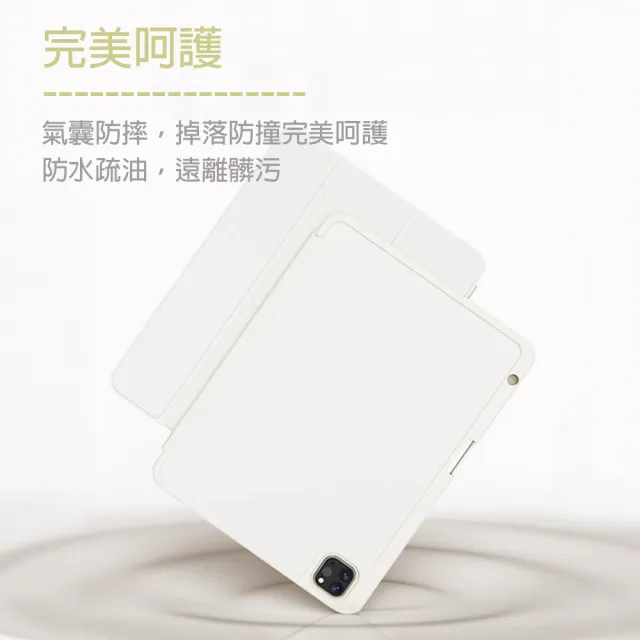 【tFriend】For 2024 iPad Air 11吋 三摺平板保護殼/筆槽保護套(通用10.9吋Air5/Air4)