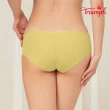 【Triumph 黛安芬】環保親膚材質 智能超彈系列 中腰三角內褲 M-EL(黃綠)