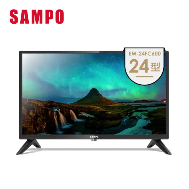 【SAMPO 聲寶】24型HD液晶顯示器+視訊盒(EM-24FC600+MT-600)