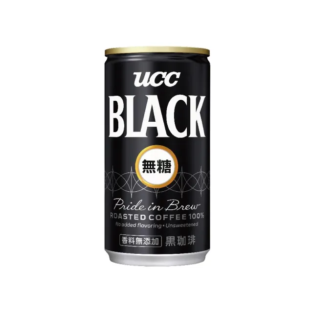 【UCC】BLACK無糖咖啡185g x30入/箱