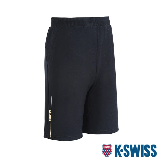 K-SWISS 運動休閒短褲 Sweat Shorts-男-黑(1010251-008)