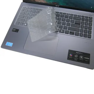 【Ezstick】ACER Swift GO 16 SFG16-72 奈米銀抗菌TPU 鍵盤保護膜(鍵盤膜)