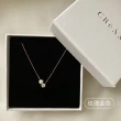 【CReAM】Karen鍍18K金施華洛世奇swarovski水晶鋯石 淡水珍珠項鍊(生日 禮物 送禮 禮盒)