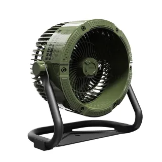 【ADAMOUTDOOR】無線充電式DC強力循環扇 沙/綠/黑(悠遊戶外)