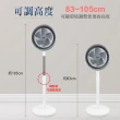 【勳風】9吋渦流空氣循環扇/伸縮立扇風扇(HFB-K7508)