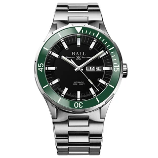 【BALL 波爾】Roadmaster系列 陶瓷錶圈 潛水機械腕錶 43mm(DM3050B-S12J-BK)