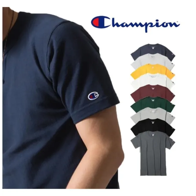 【Champion】冠軍 美版 袖口小標logo 素面短袖T恤 6.1oz重磅美規短T 保證正品(2XL尺寸 請留意尺碼數據)