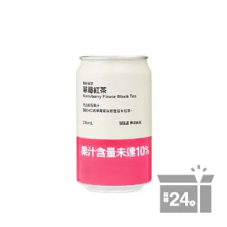 【MUJI 無印良品】風味茶飲 草莓紅茶/３１５ｍｌ/24入