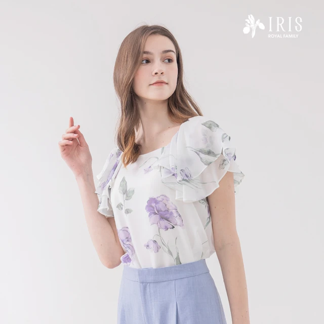 IRIS 艾莉詩 浪漫印花洋裝-2色(42683)好評推薦