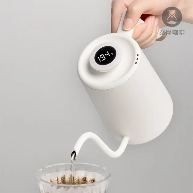【TIMEMORE 泰摩】泰摩咖啡 小T數位溫度計-白色(咖啡溫度計 數位溫度計)
