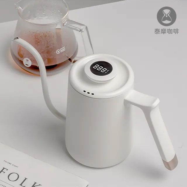 【TIMEMORE 泰摩】泰摩咖啡 小T數位溫度計-白色(咖啡溫度計 數位溫度計)