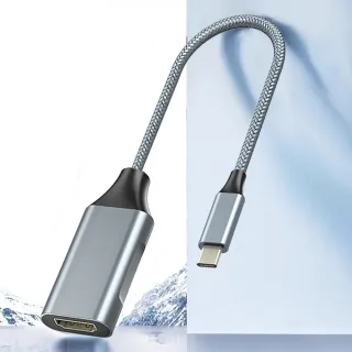 【ANTIAN】Type-C to HDMI 尼龍轉接線 Mac筆電4K高清投屏線 筆電連接顯示線