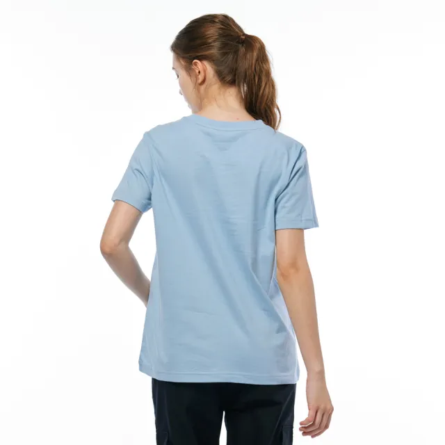 【JEEP】女裝 北極熊立體印花短袖T恤(藍色)