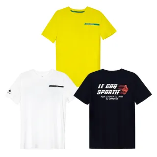 【LE COQ SPORTIF 公雞】運動TRAINING短袖T恤 男款-3色-LKT21605