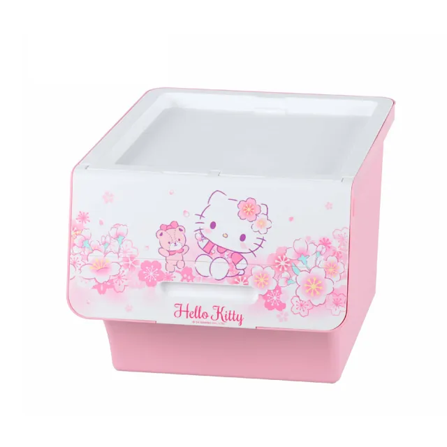 【KEYWAY 聯府】Hello Kitty直取式收納箱40L-4入(附輪 整理箱 置物箱 玩具收納)