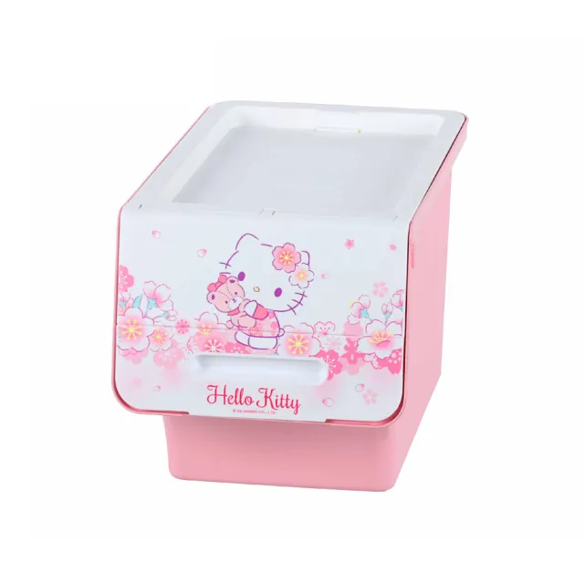 【KEYWAY 聯府】Hello Kitty直取式收納箱30L-4入(附輪 整理箱 置物箱 玩具收納)