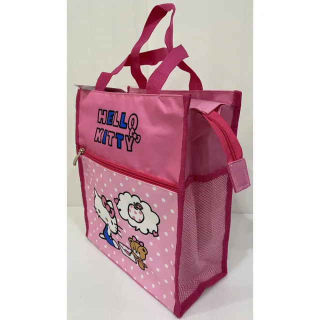 【SANRIO 三麗鷗】Hello Kitty直式補習袋(台灣正版授權)