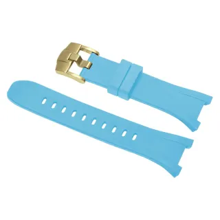 【Golden Concept】Apple Watch 44/45mm 橡膠錶帶 ST-45-RB 天峰藍橡膠/金扣環