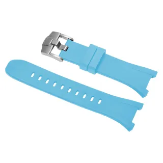 【Golden Concept】Apple Watch 44/45mm 橡膠錶帶 ST-45-RB 天峰藍橡膠/銀扣環