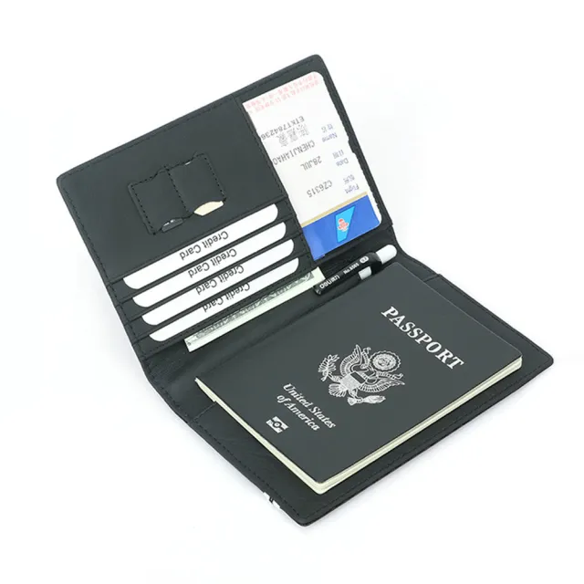 【zozo】雙11  4入 防盜刷牛皮護照套(出國旅遊護照包/護照包/證件包/證件夾)