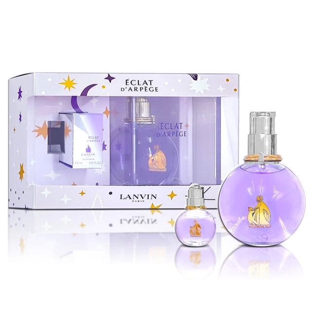 LANVIN 浪凡 光韻淡香精100ML 星動禮盒(淡香精100ML+小香4.5ML 專櫃公司貨)