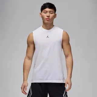 【NIKE 耐吉】運動背心 男 喬丹 慢跑 訓練 AS M J DF SPRT SLVLS TOP 白 FN5857-100