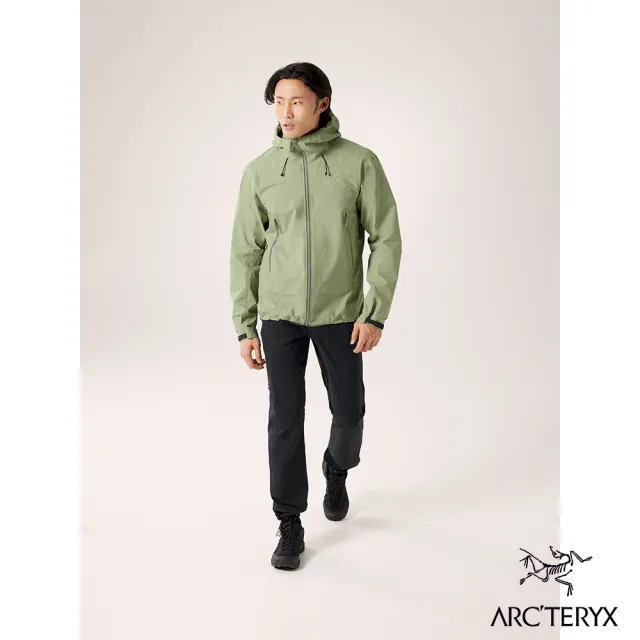 【Arcteryx 始祖鳥官方直營】男 Beta 輕量防水外套(卡洛斯綠)