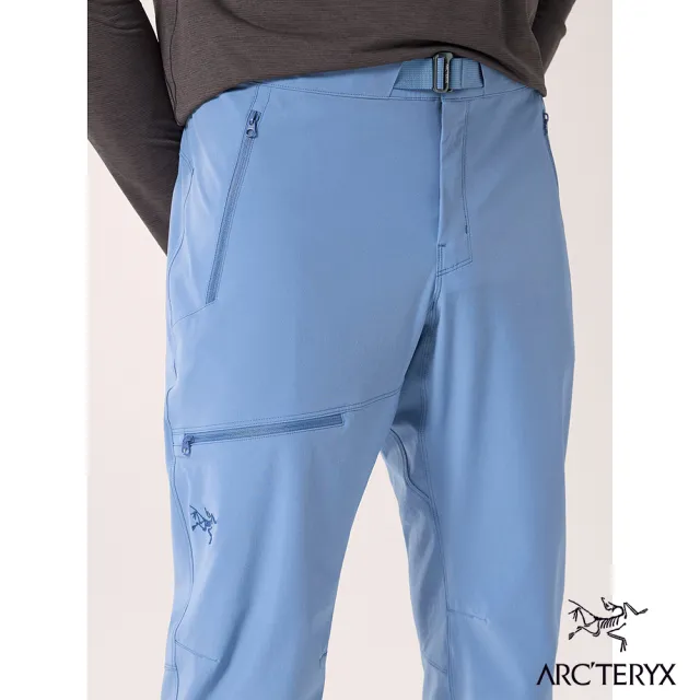 【Arcteryx 始祖鳥官方直營】男 Gamma 輕量軟殼長褲(石洗藍)