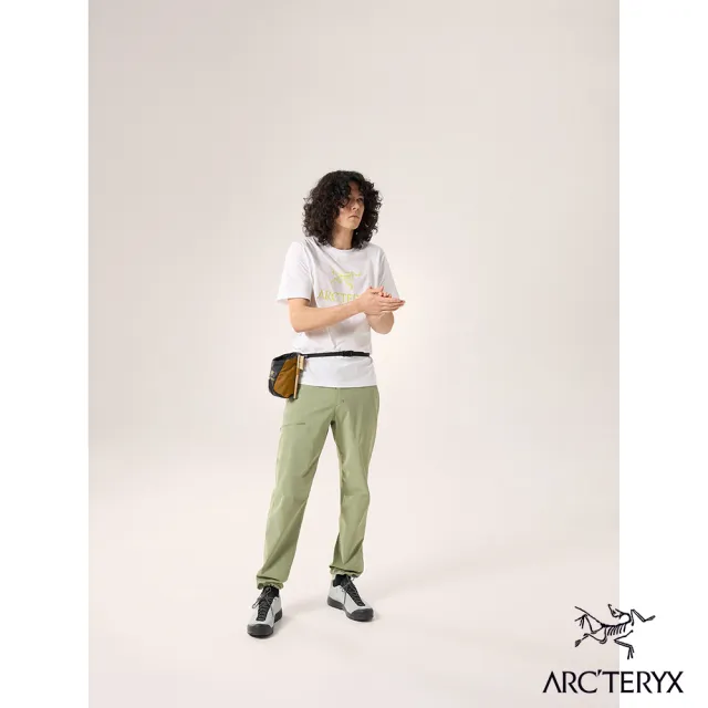 【Arcteryx 始祖鳥官方直營】男 Gamma 軟殼長褲(卡洛斯綠)