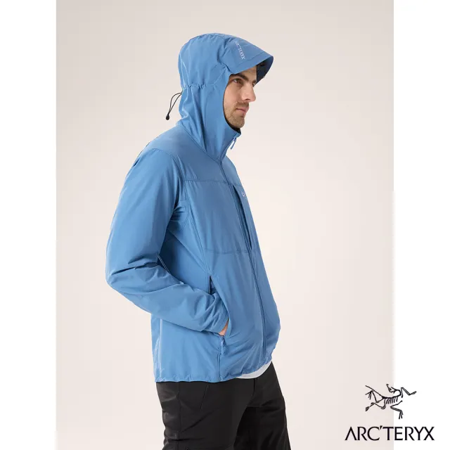 【Arcteryx 始祖鳥官方直營】男 Gamma 輕量軟殼外套(石洗藍)