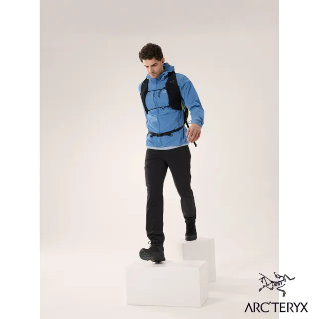 【Arcteryx 始祖鳥官方直營】男 Gamma 輕量軟殼外套(石洗藍)