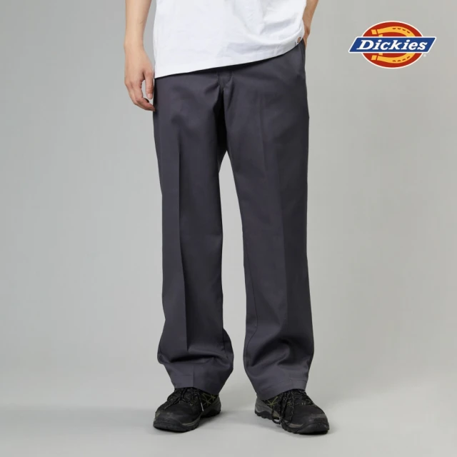 【Dickies】男款深灰色經典874彈性抗皺材質工裝長褲｜DK012942CF8