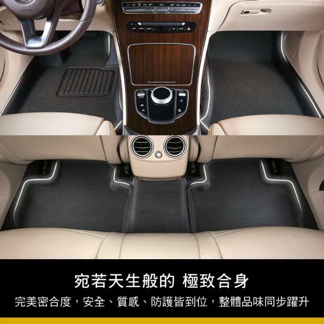 【3D】卡固立體汽車踏墊 Volvo V60  2019-2025(汽油版限定)