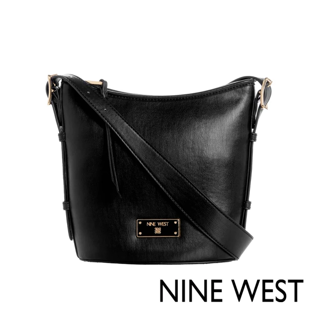 NINE WESTNINE WEST LEONEL拉鍊斜背包-黑色(137304)