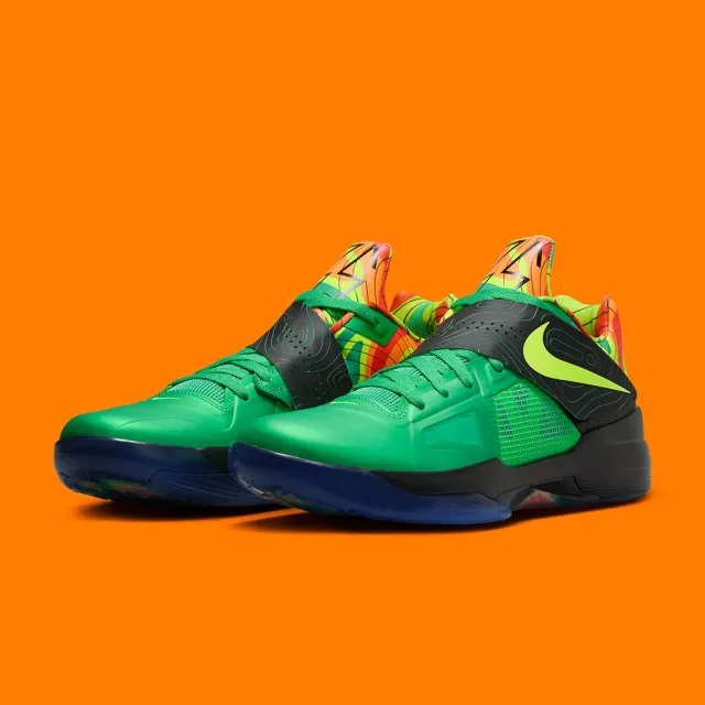 NIKE 耐吉】籃球鞋Nike KD 4 Weatherman 2024 限量配色綠實戰