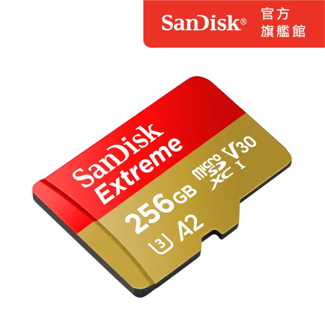 【SanDisk】Extreme microSDXC UHS-I 記憶卡 256GB(公司貨)