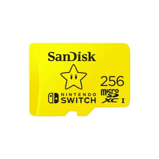 【SanDisk】Nintendo Switch 授權專用記憶卡 256GB(公司貨)