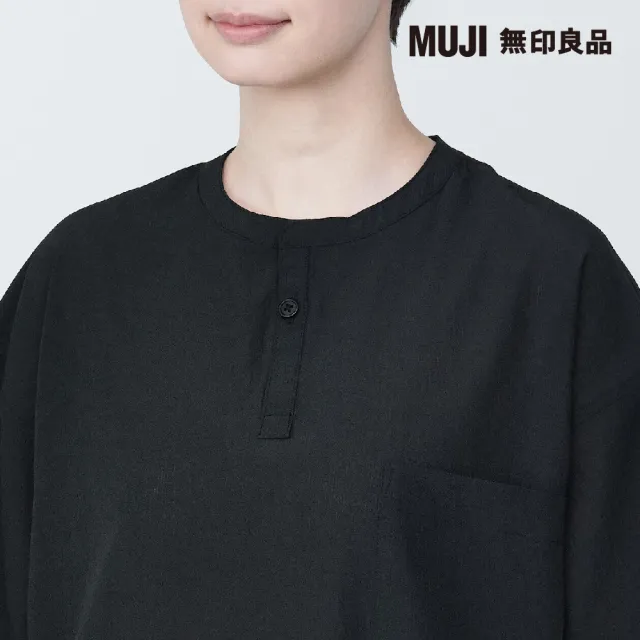 【MUJI 無印良品】聚酯纖維透氣抗污短袖套衫(共2色)