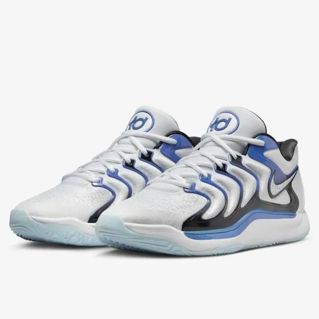 【NIKE 耐吉】KD17 EP Penny 銀藍色 籃球鞋 男鞋 運動鞋 包覆 緩震(FJ9488-100 ∞)