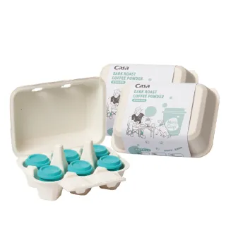 【Casa 卡薩】MINI CUP 深焙咖啡粉3盒組(2.1gX6入X3盒)