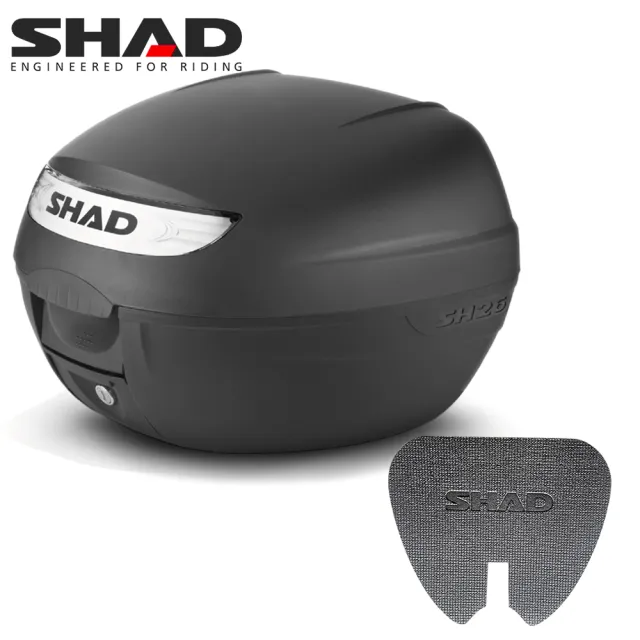 【SHAD】機車用 可攜式-快拆行旅箱SH26+減震墊S(原廠公司貨 SH26-41x40x28cm)