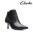 【Clarks】女鞋 Violet55 Up 優雅尖頭百搭中跟踝靴 尖頭靴(CLF74764B)