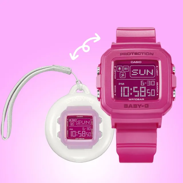 【CASIO 卡西歐】BABY-G+PLUS 30週年  流行休閒 電子錶(BGD-10K-4)