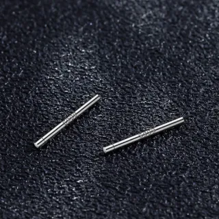 【養耳專家】S999純銀耳棒4入組(剛穿耳洞可 發炎可用 耳針 養耳棒 耳環 耳釘 低敏 純銀耳環 穿耳洞)