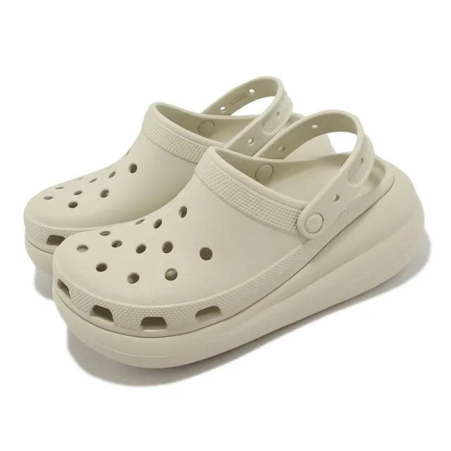 【Crocs】洞洞鞋 Classic Crush Clog 男鞋 女鞋 經典泡芙 超厚底 休閒鞋 涼拖鞋 單一價(2075212Y2)